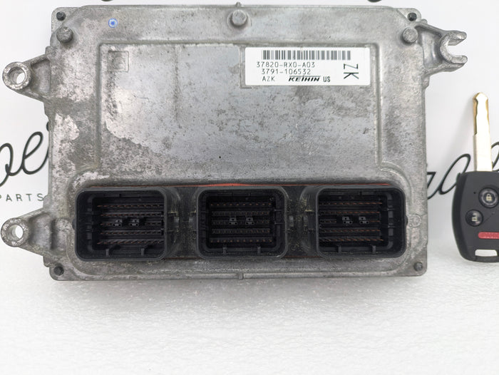 2012-2015 Honda FG4/FB6 Civic Si K24 ECU ECM Engine Control Unit & Key Fob 37820-Rx0-A03