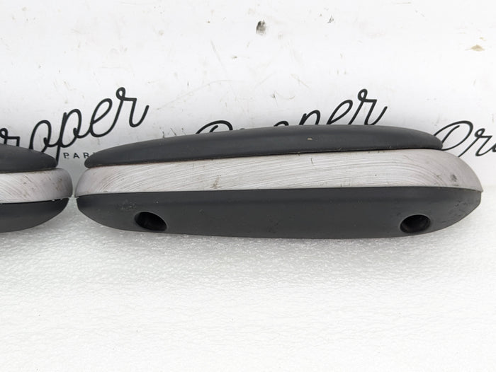 BMW E46 M3 330ci 328ci 325ci 323ci Coupe/Convertible Rear Panel Armrest Brushed Aluminum Trim Set 8241211/8241212