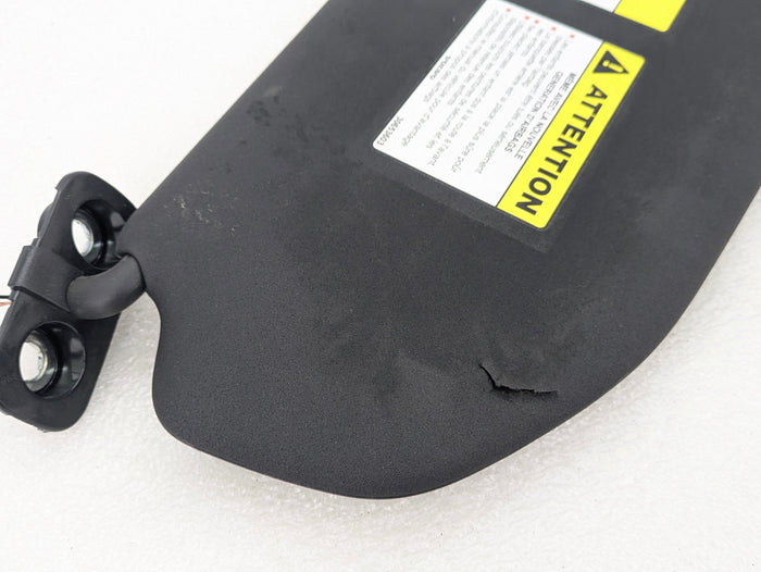 2021 Volvo V60 T6 R-Design Left/Driver Side Black Sun Visor *DAMAGED*