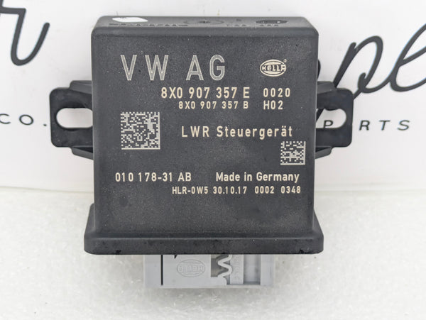 2015-2018 Audi 8U Q3 Headlight Range Adjustment Control Module 8X0907357E