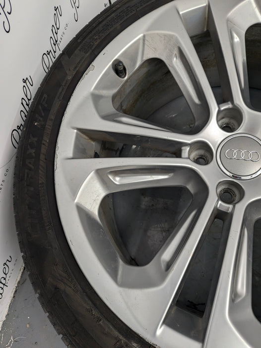 2015-2018 Audi 8U Q3 Aluminum Double 5 Spoke Wheel Set 8.5J X 19 Et 36 8U0601025AD