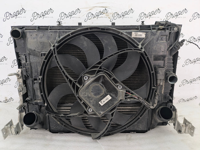 BMW F22 F23 228xi N26 Engine Cooling Radiator W/Intercooler & Fan 8641947/17517618809/17118672106