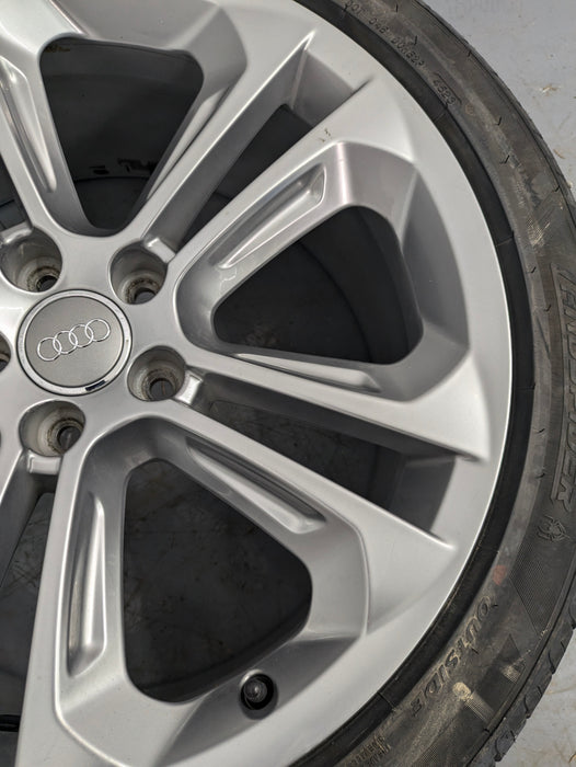 2015-2018 Audi 8U Q3 Aluminum Double 5 Spoke Wheel Set 8.5J X 19 Et 36 8U0601025AD