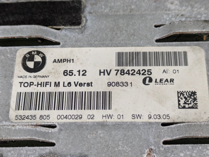 BMW E60 E61 530xi M5 550i 535xi Individual Audio Top Hifi Audio Amplifier Amp 7842425