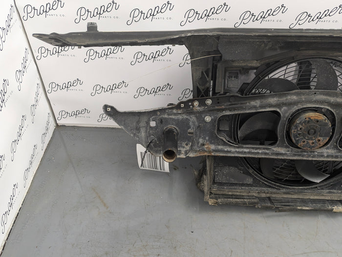 E46 330Ci 328Ci 323Ci 325Ci Front Radiator Support Shroud Panel & Air Conditioning A/C Pusher Fan 51717111691  *Damage*