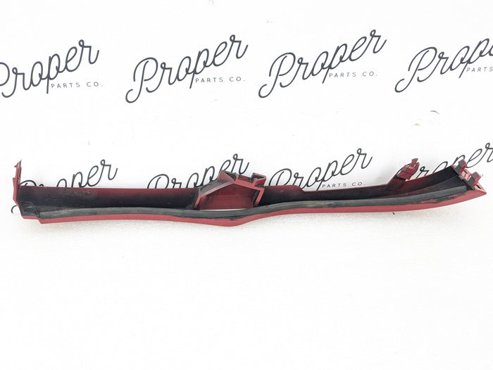 BMW E46 330i 325i 320i Sedan/Wagon Headlight Lower Trim Molding Imola Red Set Left & Right 7030552/7030551 *Damaged*
