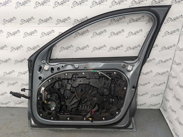 2021 Volvo V60 T6 R-Design Right/Passenger Side Front Door Osmium Gray Metallic (714)