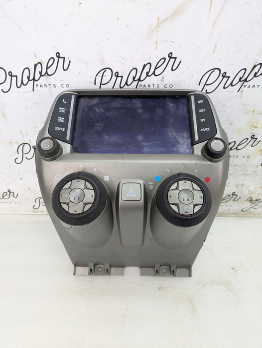2015 Chevrolet 5th Gen Camaro 2SS HVAC Climate Control Navigation Display Panel 23286602 *Damaged*