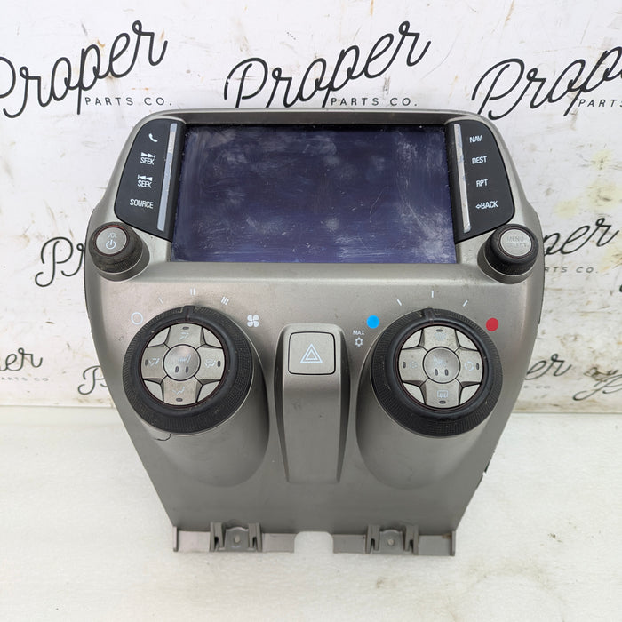 2015 Chevrolet 5th Gen Camaro 2SS HVAC Climate Control Navigation Display Panel 23286602 *Damaged*