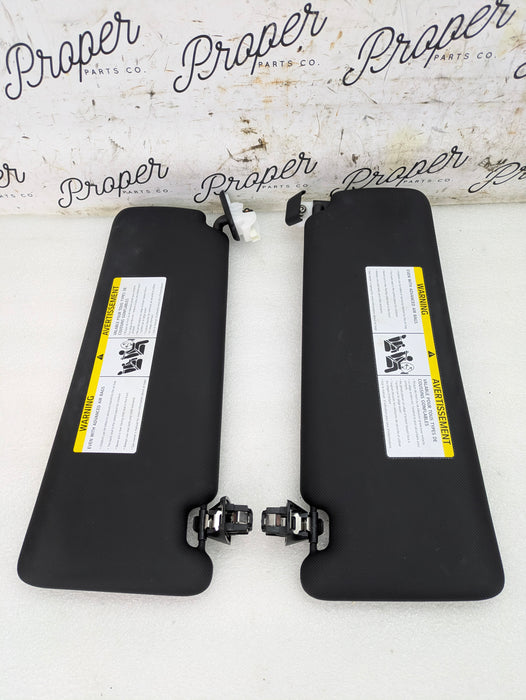 BMW F36 F32 F30 F31 F34 435xi 440xi 428xi 430xi Left & Right Black Sun Visor Set 8061314/8061313 *DAMAGED*