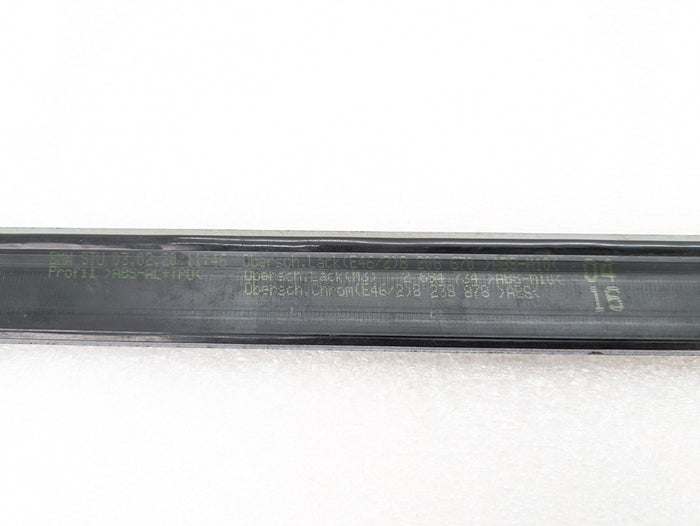 BMW E46 M3 Right Door Trim Molding Carbon Black (416) 51137893682