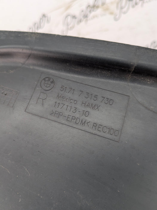BMW G20 G22 G23 330ix 330ex Front Right/Passenger Side Fender Liner Wheel Arch Splash Shield 7315730