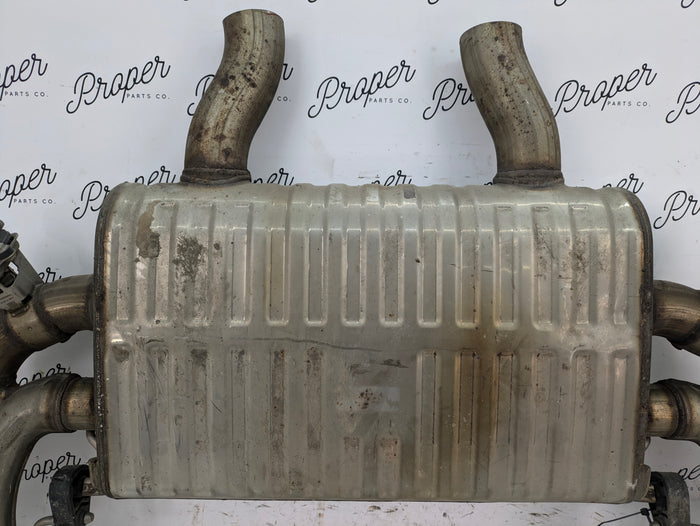 BMW F97 X3 M S58 Engine Rear Valved Black Tip Exhaust Muffler Silencer 8093523 *Damaged*