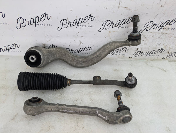BMW F22 F23 228xi M235xi 230xi M240xi AWD Right/Passenger Side Front Control Arms Set W/Inner & Outer Tie Rod