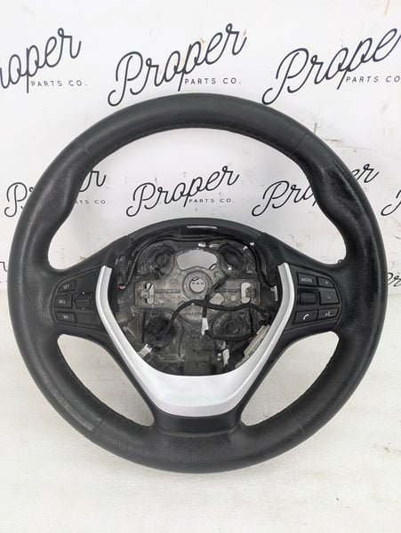 BMW F30 F31 F32 F33 F34 F36 3 & 4 Series Leather Heated Multi Function Sport Steering Wheel 32306854757