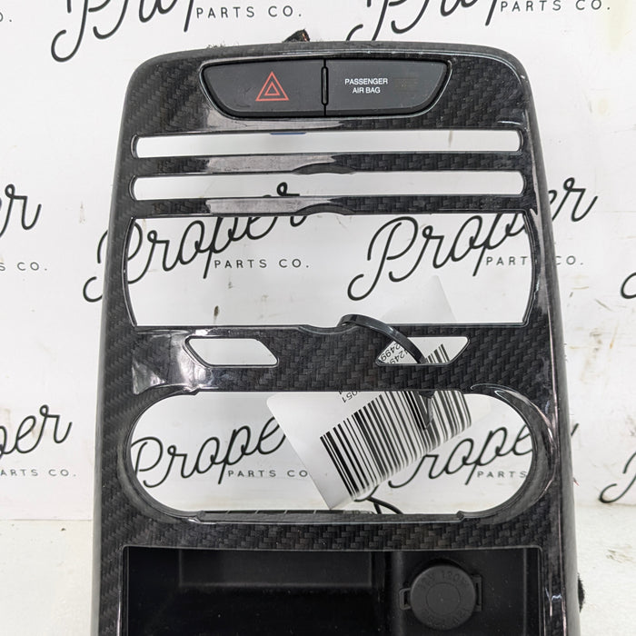 Hyundai BK1 Genesis Coupe Center Dash Trim Carbon Fiber U06795-3800