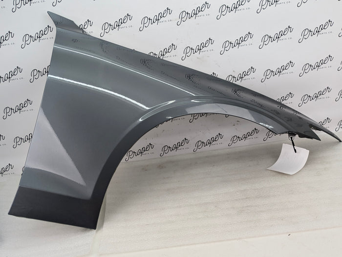 2021 Volvo V60 T6 R-Design Front Right/Passenger Side Fender Osmium Gray Metallic (714)