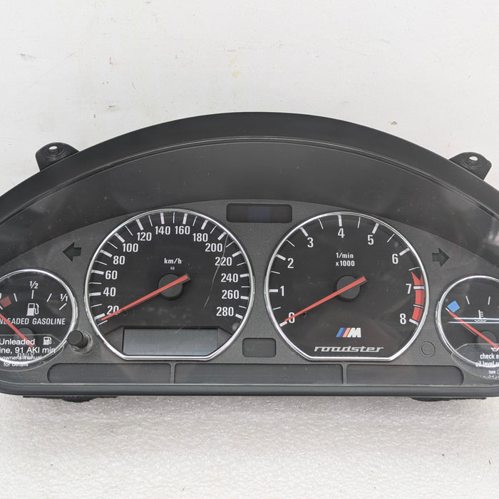 BMW Z3 M Roadster/M Coupe S52 Instrument Gauge Cluster Speedometer KM/H 2496306