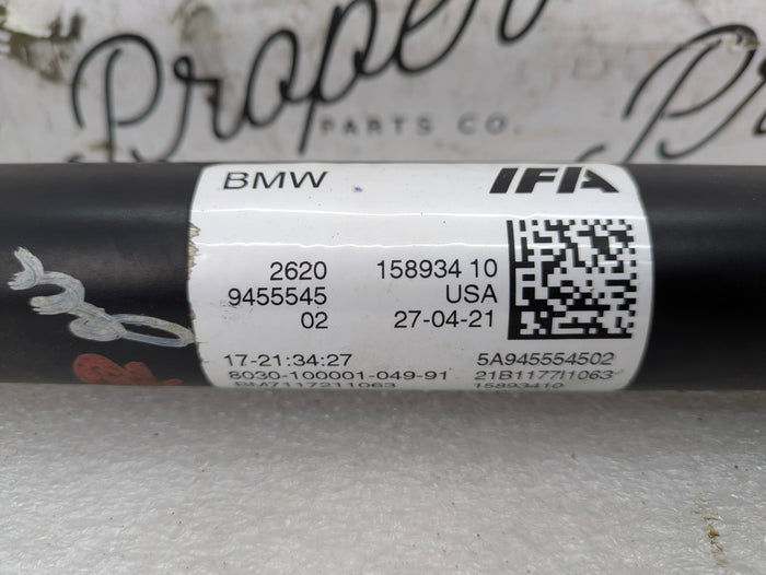 BMW G20 G22 G23 G26 330ix M340ix 330ex AWD/All-Wheel Driver Front Driveshaft 9455545/26208698362