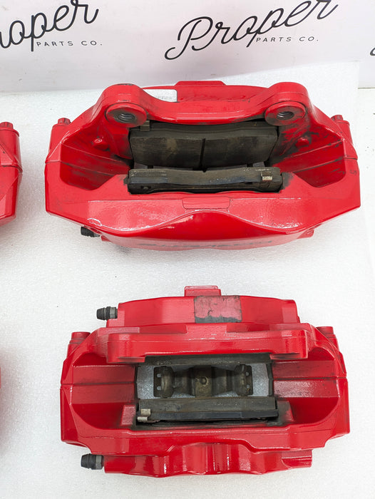 Chevrolet C7 Corvette Stingray Front & Rear Brembo Brake Calipers Set Red 20C79021/20C79022/20B95348/20B95347 *NOTE*