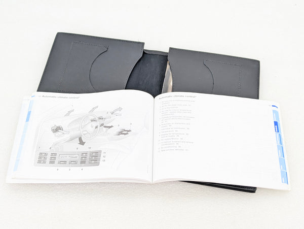 BMW E46 Coupe 330Ci 325Ci Owners Care Technical Service Radio Manuals & Leather Slip Case 01410158112