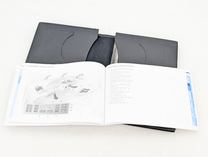 BMW E46 Coupe 330Ci 325Ci Owners Care Technical Service Radio Manuals & Leather Slip Case 01410158112