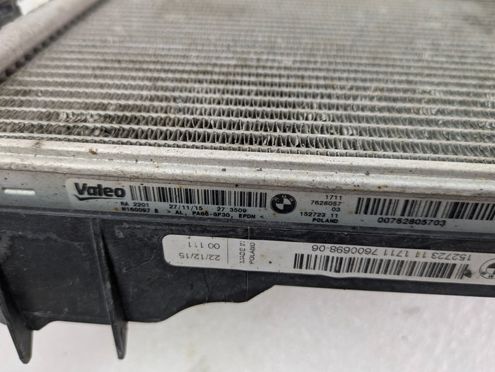 BMW F32 F36 435XI M Sport Auxiliary Coolant Radiator  7628057/7600698