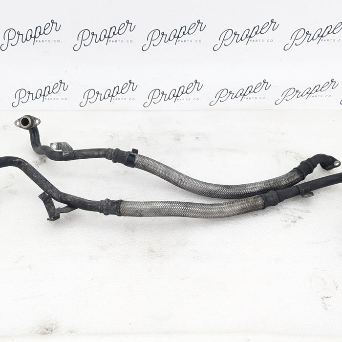 BMW E60 E61 M5 E63 E64 M6 Oil Cooler Inlet & Outlet Pressure Hose Pair 7835414