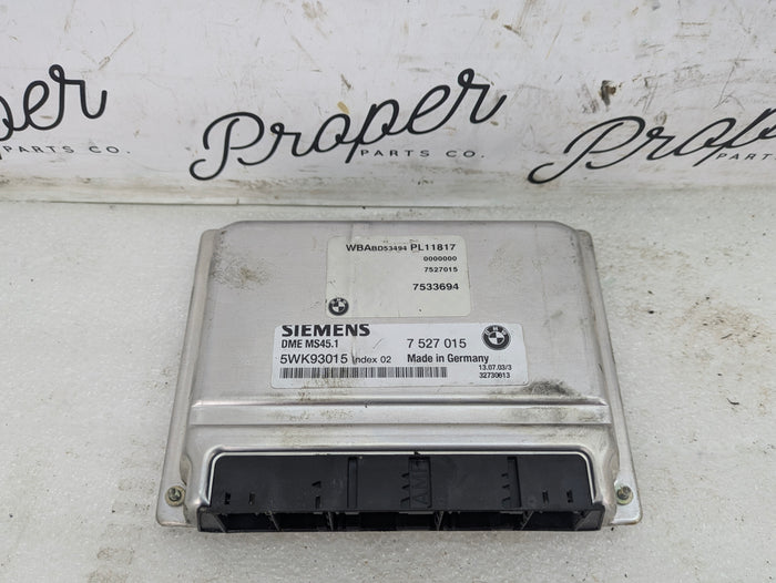 BMW E46 330Ci M54B30 Siemens MS45.1 Engine Control Module DME ECU 7527015/7533694