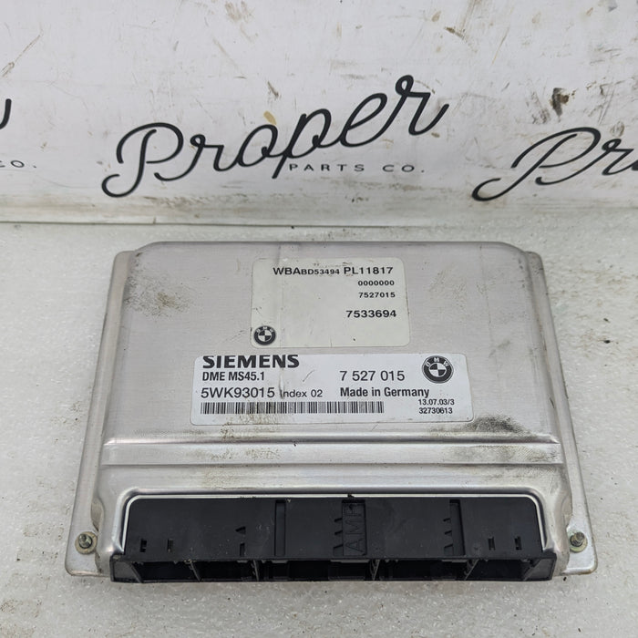 BMW E46 330Ci M54B30 Siemens MS45.1 Engine Control Module DME ECU 7527015/7533694
