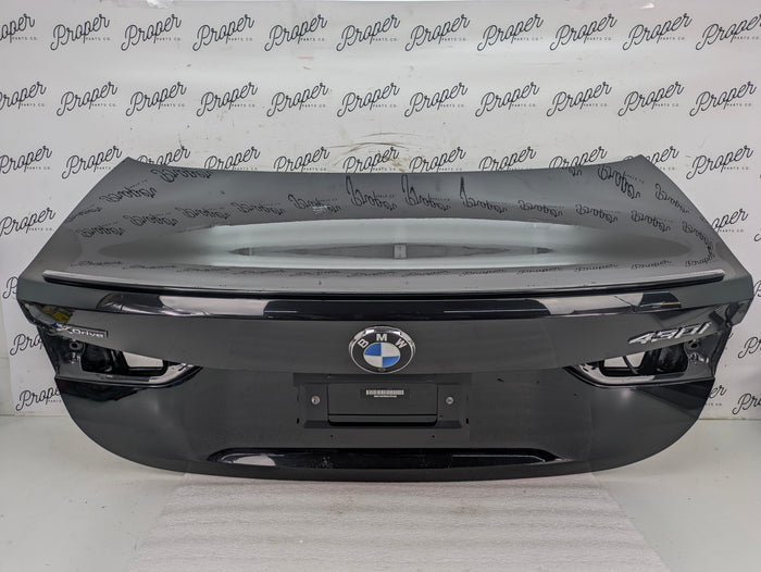 BMW G22 G82 430ix M440ix M4 Rear Trunk Lid W/Spoiler & Camera Black Sapphire Metallic (475) 41007956379
