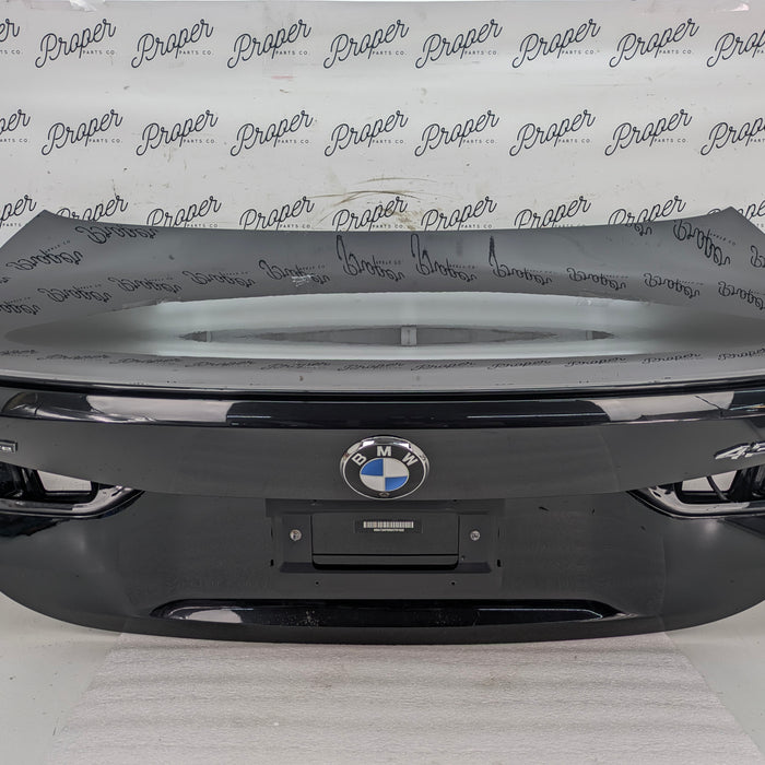BMW G22 G82 430ix M440ix M4 Rear Trunk Lid W/Spoiler & Camera Black Sapphire Metallic (475) 41007956379