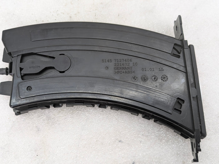 BMW E90 E91 E92 E93 3 Series Front Cupholder Black Set Pair 7127406/7127461