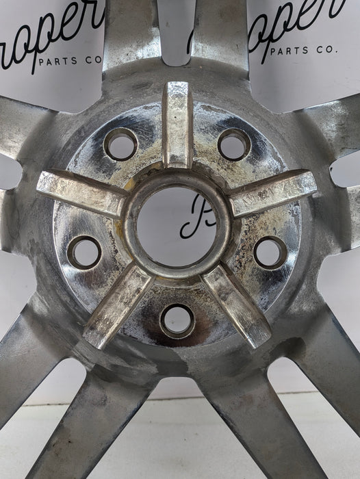 Chevrolet C7 Corvette Stingray Rear Rim Wheel Chrome Split 5-Spoke 20