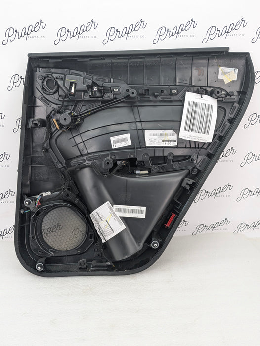2016-2018 Audi 8U Q3 Left Rear Interior Door Panel Card Black 8U0867305