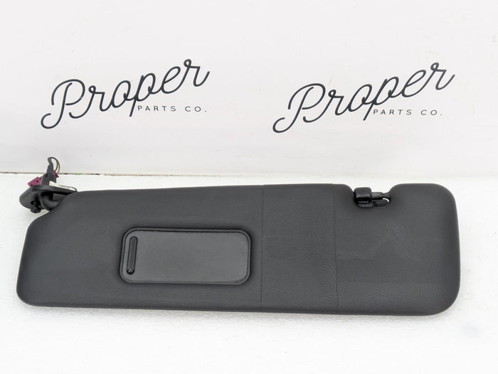 BMW E88 135i 128i E93 335i Left/Driver Side Black Sun Visor 7139449 *NOTE*