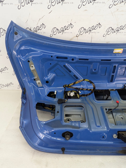 BMW F32 435xi 440xi 430xi 428xi Trunk Lid W/Camera & Wiring Harness Estoril Blue (B45) 41007381193