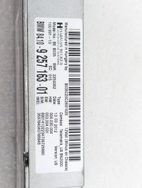 BMW E92 E90 E91 E93 335xi 328xi 323i M3 LCI Bluetooth Telematics Control Module 9257163