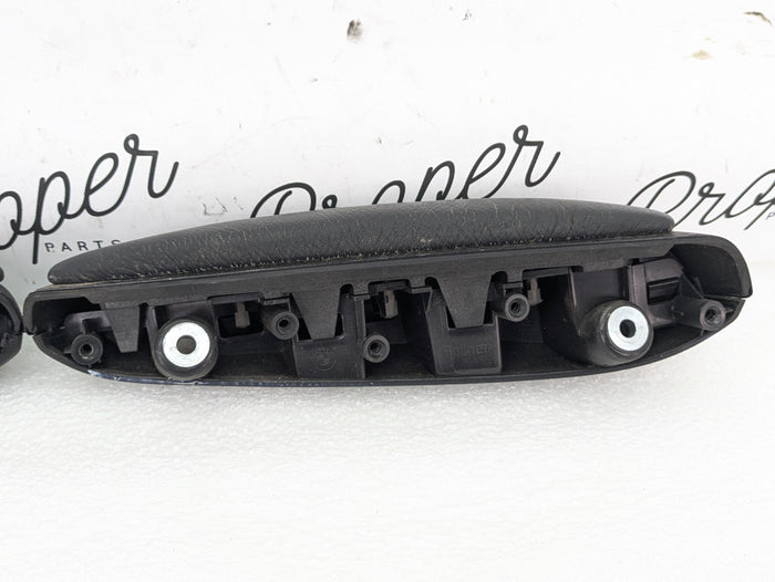 BMW E46 M3 330ci ZHP M Sport Convertible Rear Panel Armrest Set Black Cube Trim *Damaged*
