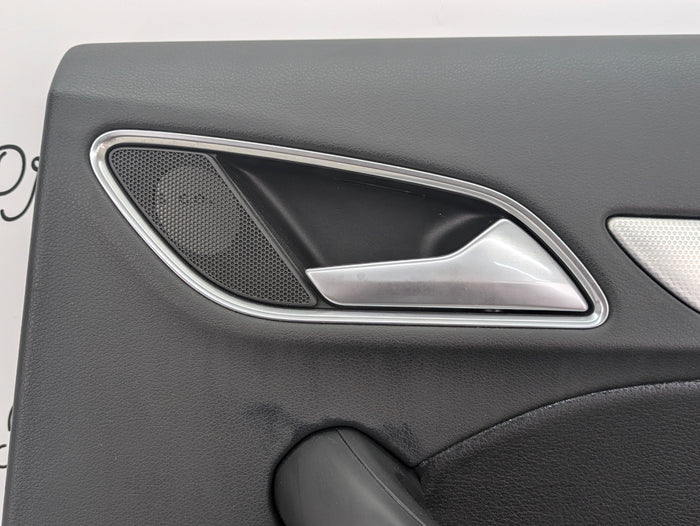 2015-2018 Audi 8U Q3 Right Rear Passenger Interior Door Panel Card Black 8U0867306
