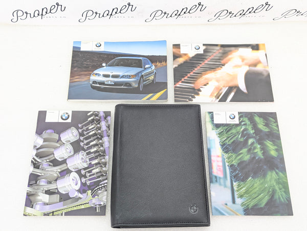 BMW E46 Coupe 330Ci 325Ci Owners Care Technical Service Radio Manuals & Leather Slip Case 01410158112