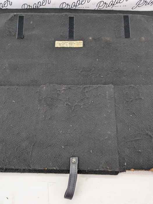 BMW Z3 M Roadster Rear Trunk Floor Carpet Lining Trim 2491062 *Damaged*