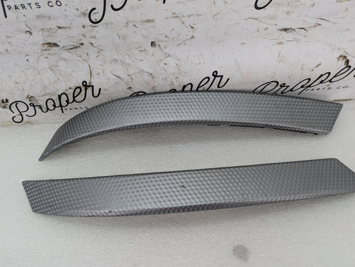 BMW E60 E61 530xi Aluminum Cube Pure Interior Trim Set 10 Pieces