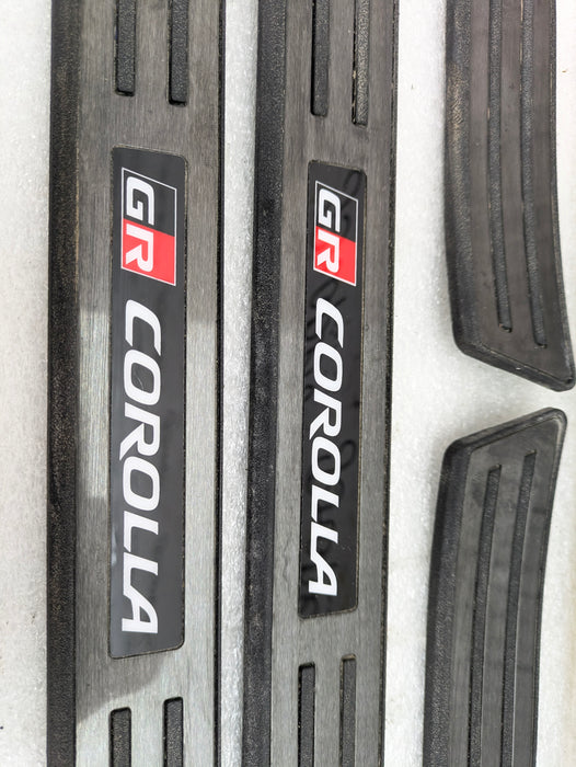 Toyota GZEA14 GR Corolla Complete Door Sill Enhancement Strip Set PT413-12220
