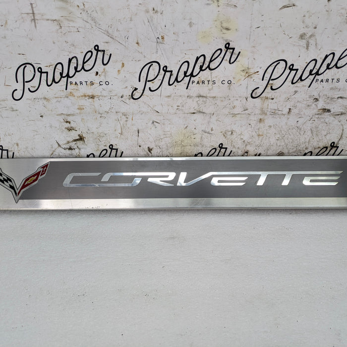 Chevrolet C7 Corvette Stingray Z51 Left/Right Side Door Sill Trim Scuff Plate 22789326