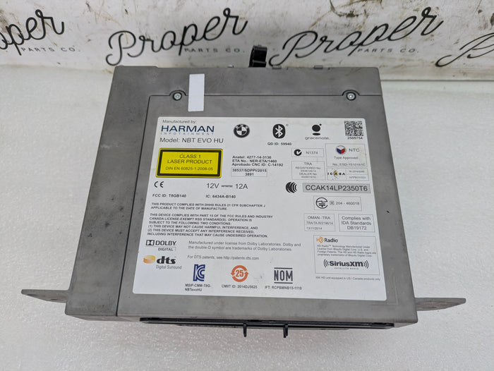 BMW F36 F30 F31 F32 F33 F34 4 & 3 Series iDrive Navigation NBT EVO Headunit CD Player Radio 6822067