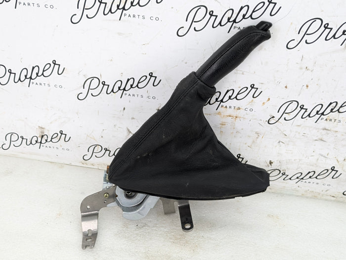 BMW E46 M3 Handbreak Pull Lever Black Leather Handle 1164489