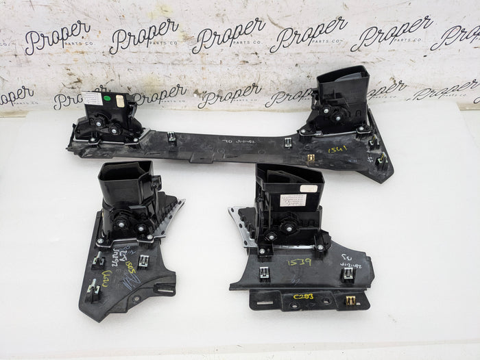 Tesla Model S Wood Dashboard Trim Set 1007821-00-D/1007827-00-C/1007834-00-C *DAMAGED*