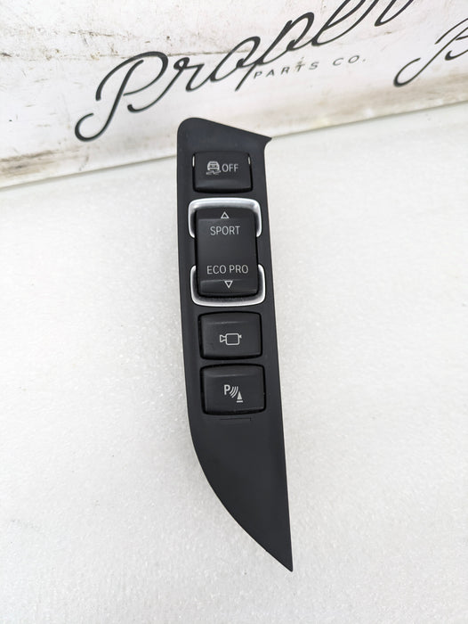BMW F32 F36 435xi Center Console Driver Mode Select Buttons 9252913