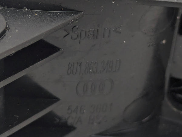 2016-2018 Audi 8U Q3 Front Center Console Bezel Trim Cover & Power Outlet 8U1863349D